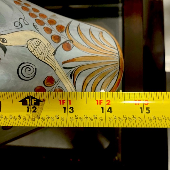 Large Vintage Tonala Mexican Duck Made in Mexico Hand Crafted & Painted Pottery - Picture 9 of 10